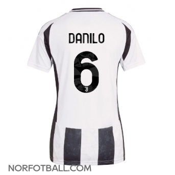Billige Fotballdrakt Juventus Danilo Luiz #6 Replika Hjemmedrakt Dame 2024-25 Kortermet